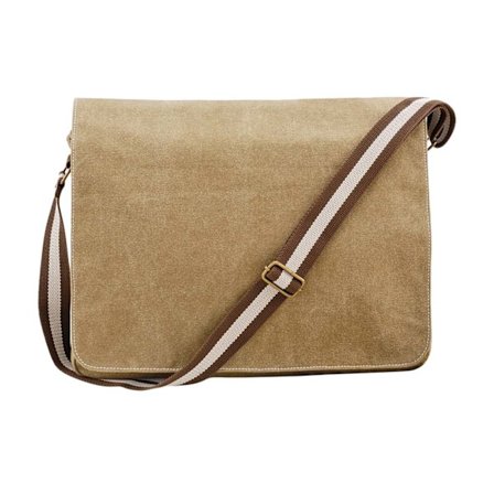 Quadra Vintage Canvas Despatch Bag - 14 liter (2-pack) En