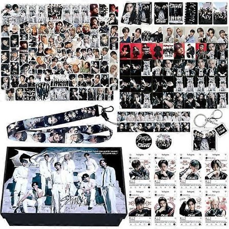 Kpopbp Stray Kids -albumin jättiläislahjapakkaus, 55 valokuvaa