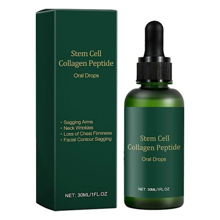 Anti-rynke stamcelle kollagen peptid dråber - Hydrolyseret flydende kollagen til opstramning af huden og reduktion af rynker