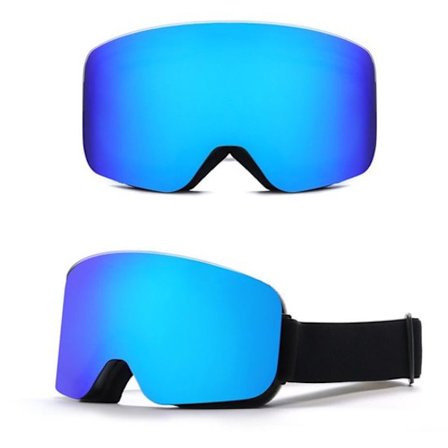 Skibriller - Stilfulde cylindriske skibriller, fuld film, dobbeltlag, antidug, vindtæt.