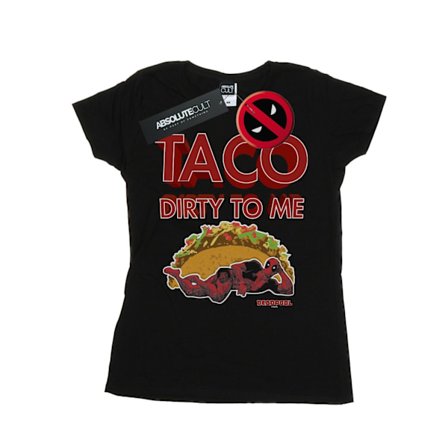 Marvel Womens/Ladies Deadpool Taco Dirty To Me Bomull T-shirt X