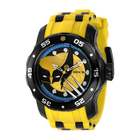 Invicta Watches Marvel - X-men Quartz Herenhorloge - 48mm , Zwart , Heren , Maat: ONE Size Horloges