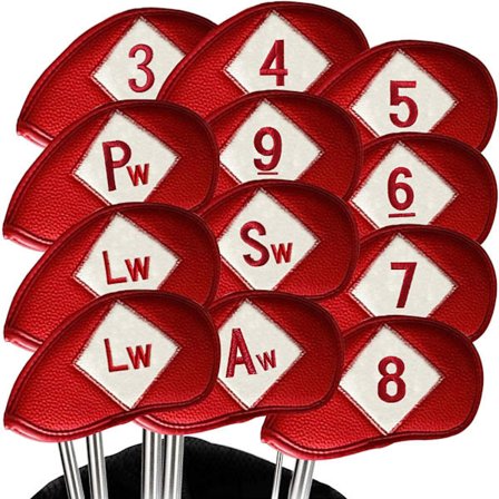 Golfkølleovertræk Jernhattebeskyttelse Luksus PU Læder