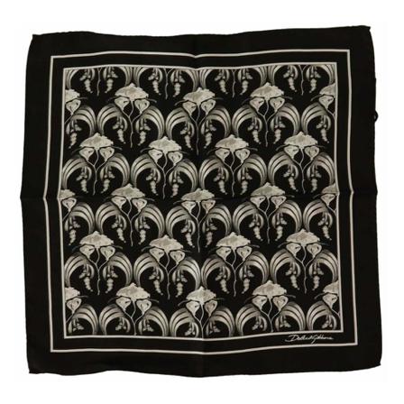 Dolce & Gabbana Silky Scarves svart, Herr Halsdukar, Herr, Storlek: ONE SIZE