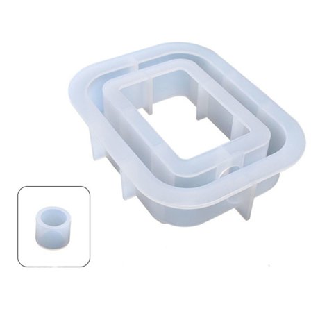 Blomsterpotte Silikonform Vaseformer RECTANGLE RECTANGLE