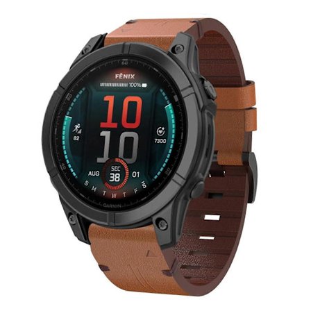Bedst sælgende læderrem kompatibel med Garmin Fenix 8 MIP 47mm