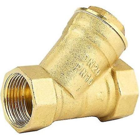 Hunn-trådfilterventilkobling Y-formet messingkuleventil (gull) (1 stk)