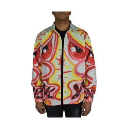 Heron Preston - Jeansjackor - Vit - Herr - Storlek: M, Herr, Storlek: M
