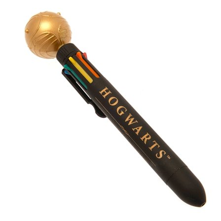 Harry Potter Golden Snitch Retractable Pen One Size Black