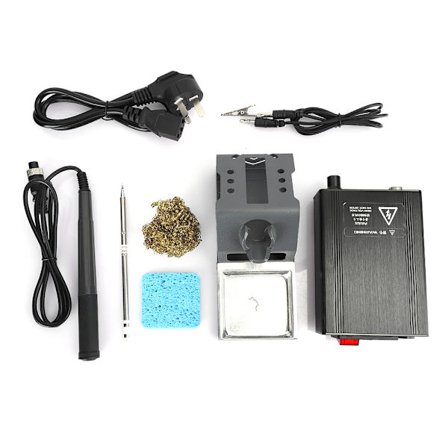T12 Elektrisk Loddekolbe Mobiltelefon Reparation Fly Line Loddestation Værktøj AU Stik 90-230V