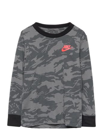 Futura Camo Ls T-shirts Long-sleeved T-shirts Monivärinen/Kuvioitu Nike
