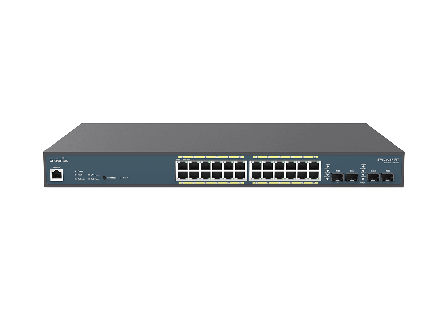 ENGENIUS Switch full managed Layer 2+ 28 Port • 24x 1 GbE • PoE Budget 240W • 24x PoE at • 4x SFP • 19 • EWS7928P-FIT • FitCon/FitXpress