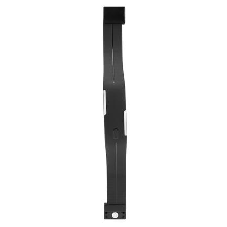 Barn LED Elektronisk Digital Armbandsur Plastband Rektangel Armbandsur (Svart)