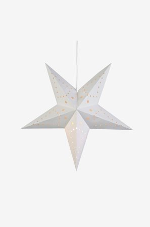 Markslöjd - MIKKE Stjerne 45 cm Pap - Hvid - Adventsstjerner - Fra Homeroom