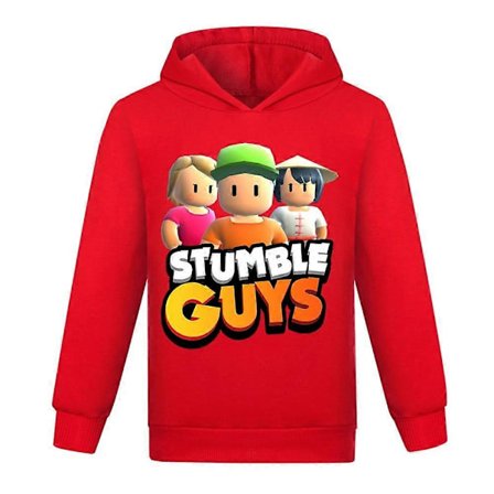 Stumble Guys -hupparit 7-14-vuotiaille lapsille, pojat ja tytöt, söpöt hupparit, pitkähihaiset, löysät, huppari, syksy ja talvi, paidat -WELLNGS