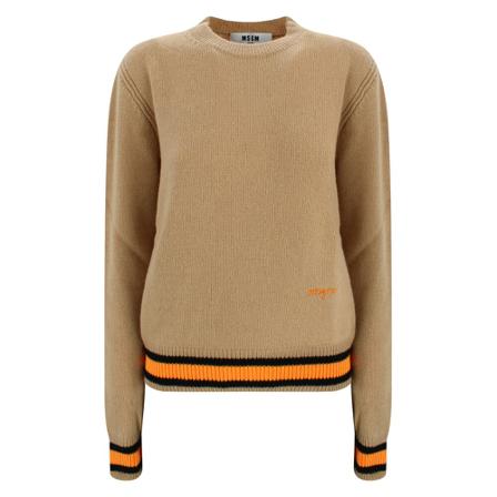 Msgm Sweatshirts beige, Herr, Herr, Storlek: S