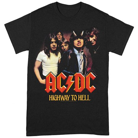 AC/DC Unisex Vuxen Highway To Hell T-Shirt 3XL Svart/Röd