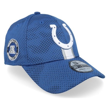 New Era - NFL Ble flexfit Czapka Z Daszkiem - Indianapolis Colts NFL Sideline 39THIRTY Blue Flexfit @ Hatstore