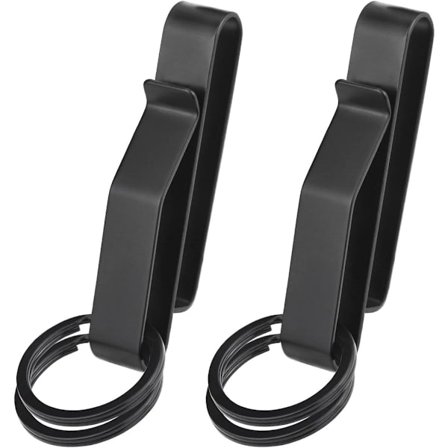 2 kpl - Avaimenperä - Taktinen avaimenperä - Vyöavainperä - Työvyöavainperä - Avainklipsi - Avainrengas