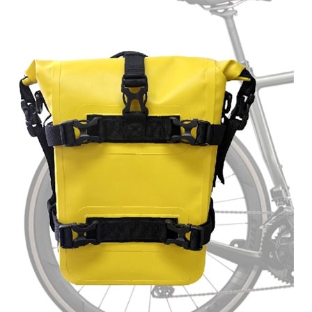 ING Cykeltaske, velegnet til rejser og hverdagsbrug, kan bruges som skuldertaske eller som sidetaske til motorcyklen