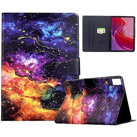 Kotelo Lenovo Tab M11/Xiaoxin Pad 11 2024 -tableteille, kuvioitu nahkakansi automaattisella herätyksellä