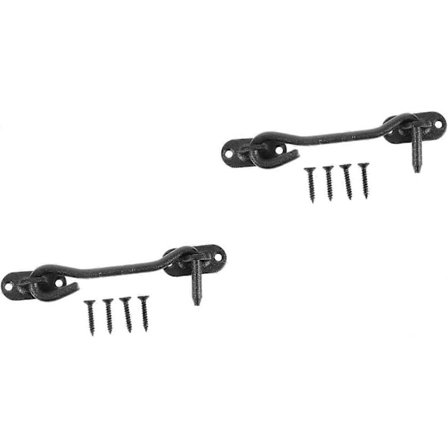 4 Sarjaa Ruostumattomasta Teräksestä Valmistettuja Tuulenpitäviä Koukku Ikkunakoukku Lukko Ikkunalukko Portin Ovi REY