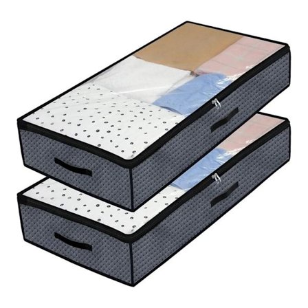 Stor under säng förvaringslåda, hopfällbar förvaringsväska under säng