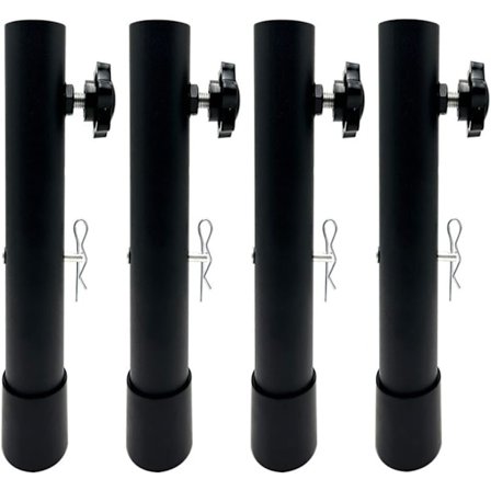 Bordbenforlengere for Klappbord, Bordbenforlengere for Rette og Bøyde Ben, Kraftig Stål