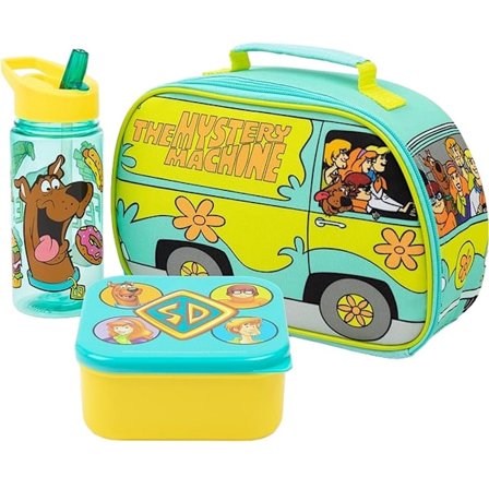 Scooby Doo The Mystery Machine Lunch Bag Set One Size Blå/Gul