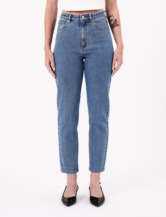 ABRAND 94 High Slim Naomi Mid Vintage Blue - Blue - 28