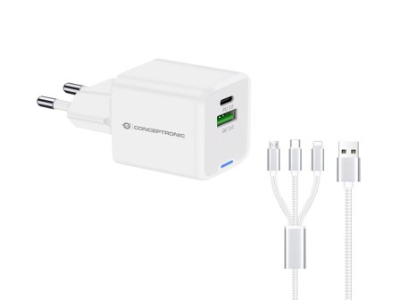 CONCEPTRONIC 2-Port 33W Gan Usb Pd Charger