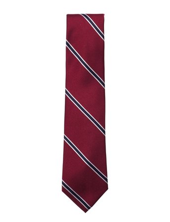 Red White Navy American Silk Tie Patterned AN IVY