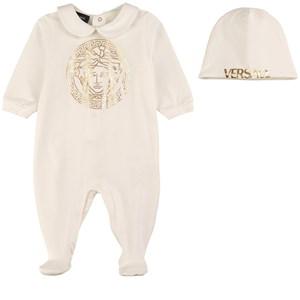 Kids - Versace White Medusa Baby Set 3-6 Months - Clothing sets - 3-6 months - White
