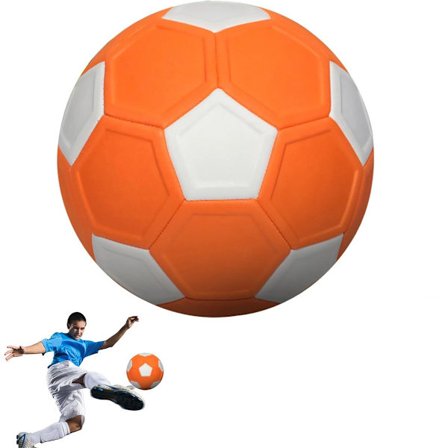 Kaareva jalkapallo 20 cm – EVA-kierrejalkapallo – Kaareva pallo ulkopeleihin – Kierreheitto