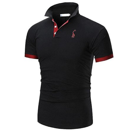 Sommarkläder 2023 Casual Sport Herr Polo T-shirts Med Logotyp Broderi Sittande Golf Herr Polotröjor