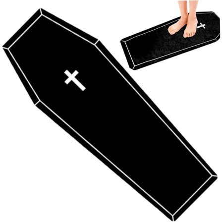 Halloween-matta Halloween badrumsmatta Goth-matta Goth-matta 51x19 tum
