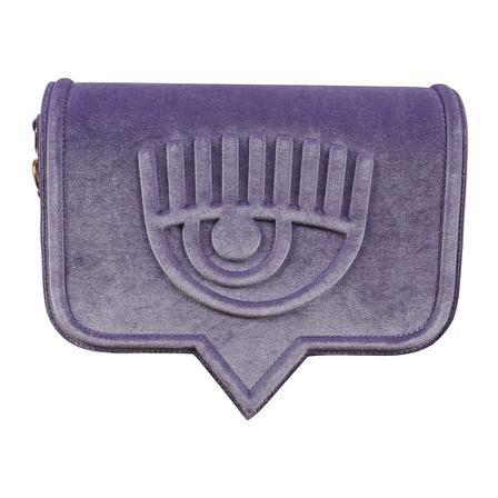 Chiara Ferragni Collection Eyelike Tass, Sketch 03 Tass , Paars , Dames , Maat: ONE Size Schoudertassen