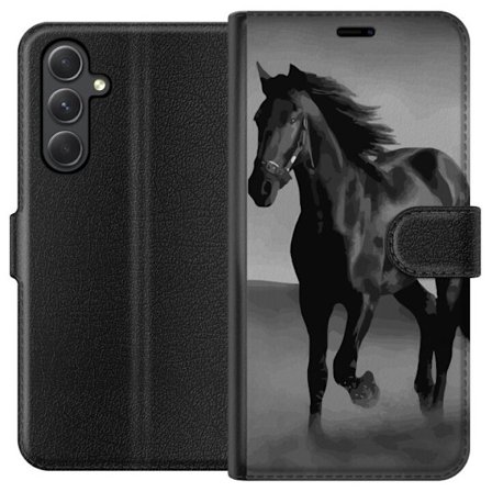 Kompatibelt Lommeboketui til Samsung Galaxy A15 5G Mørk Hest