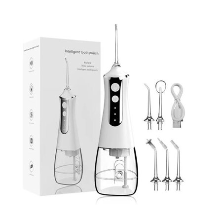 Extralink Beauty Oral Irrigator L10 – Kraftig Vanndusj med Lang Batteritid, hvit