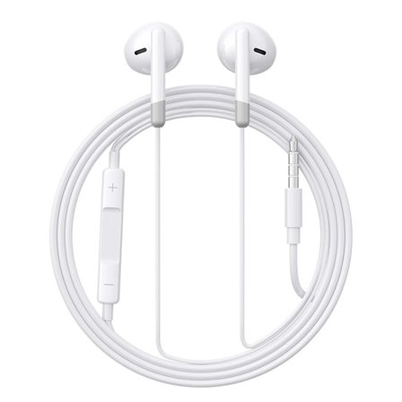 Joyroom JR-EW01 In-Ear Earpods med 3,5mm-kontakt - Vit