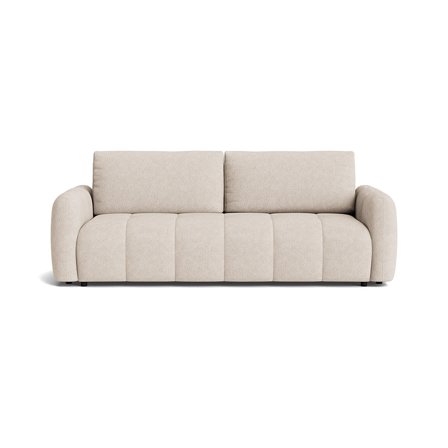 Toscana 3 personers sovesofa, opbevaring - Aragon Beige - 239x107x90cm - Sofa, sovesofa - Inkl. Bonell fjedre & PU skum for optimal komfort