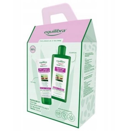 Equilibra Rekonstruktionskit för hår Tricologica Schampo 300 ml