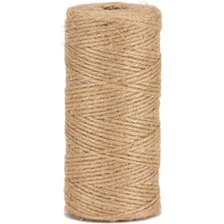 Natural Jute Twine 1.5 mm ± 100 m, Used for Gardening, DIY and Manual Activities BJN100