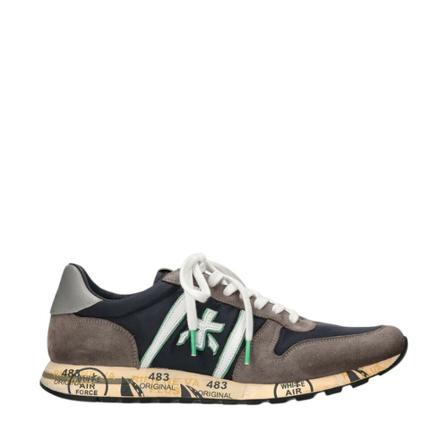 Premiata, Sneakers Grijs, Heren, Maat:40 EU,leer