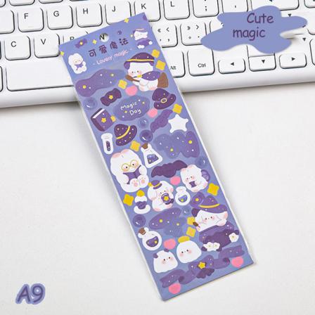 Kawaii Kpop Photocards Dekorativa Klistermärken Bärbar Mobiltelefon