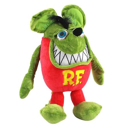 30cm Ny Grønn Rat Fink Utstoppet Plysj Leketøy Big Daddy Ed Roth Myk Mus Fink Dukker Gave Kompatibel med Barn