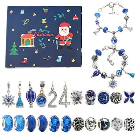 Kreativt DIY perlekalender overraskelsesgave til Halloween og gave, adventskalender, til fans eller børn