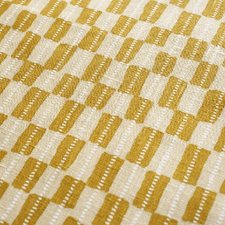 Littlephant Löpmetertyg Gustav - Mustard/rye Yellow Tyg metervara Gul 150 cm