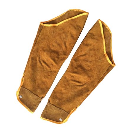 Läderärm för svetsning med skydd mot värme, eld, skärning och punktering