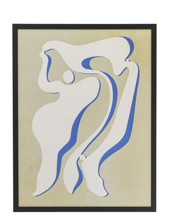 Bloomingville | Lorenza Illustration W/ Frame | 32X42X1CM